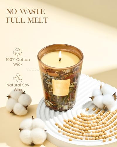 M&SENSE Roasted Coffee Soy Candle, 14.1oz, Coffee Lovers Home Fragrance