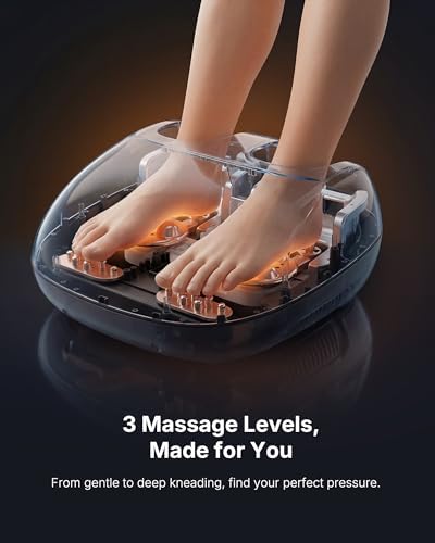 KNQZE Shiatsu Foot Massager with Heat for Plantar Fasciitis, Birthday Gifts