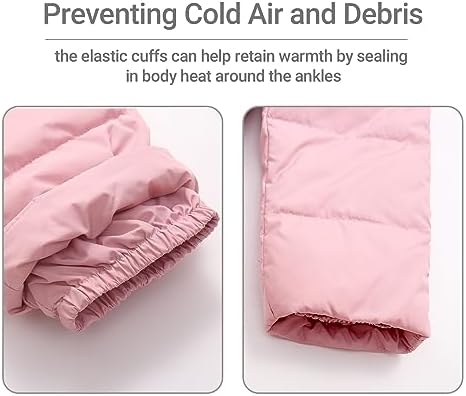 JiAmy Kids 2-Piece Snowsuit Puffer Jacket and Snow Pants