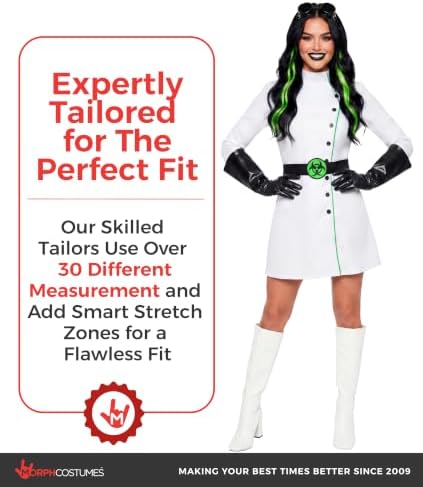 Morph Mad Scientist Costume Women, Halloween Costumes for Women