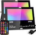 Led Flood Light Outdoor, 50W RGB Color Changing Landscape Lighting
