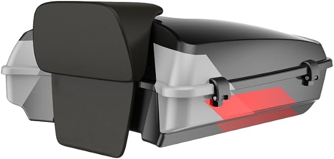 Advanblack Road Glide Tour Trunk Pack Hot Lap Razor Tour Trunk Pack Backrest Pad for '97-'25 Harley Touring Road King Street Glide Electra Glide CVO Models