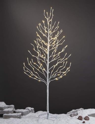 LIGHTSHARE 5FT 200L Lighted Star Light,Warm White Lighted Tree Decoration Light,Home/Festival/Party/Christmas,Indoor and Outdoor Use
