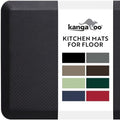 KANGAROO Cushioned Anti Fatigue Kitchen Mats for Floor, 17x24 Black
