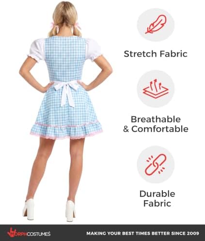 Morph Little Bo Peep Costume Women, Milkmaid Costume Women