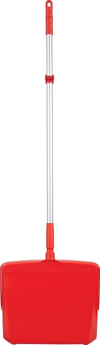 Remco Lobby Dust Pan and Broom Set,Red 62504-1 Each