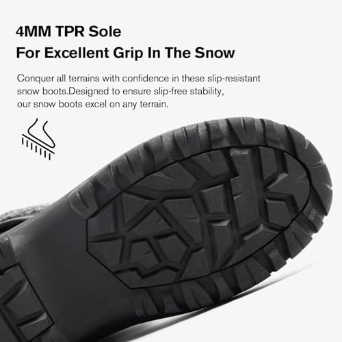 ALEADER Womens Winter Snow Boots | Waterproof Shell | Duck Boots