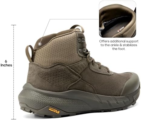 NORTIV 8 Men's Waterproof Military Tactical Work Boots