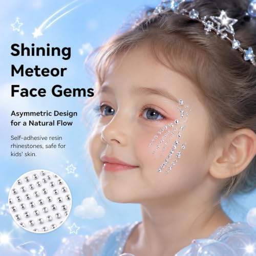 Kids Royal Princess Costume Girls Halloween Birthday Outfit Dress Up Set