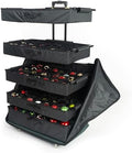 Telescoping Christmas Ornament Storage Box, Adjustable Dividers, 140 Slots
