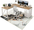 Anidaroel Office Chair Mat for Hardwood/Tile Floor, 48"x60" Desk Chair Mat for Office Gaming, Under Desk Rug for Rolling Chair, Anti-Slip Computer Chair Mats, Low-Pile Carpet Protector Rug