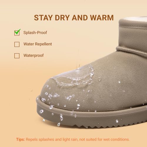 DREAM PAIRS Women's Outdoor Winter Ankle Boots
