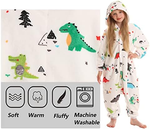 SimZoo Kids Animal Onesie Pajamas Halloween Costumes Cosplay 4-13Y