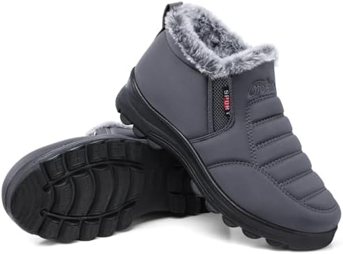 SHIBEVER Snow Boots For Women Warm: Winter Comfortable Non Slip Ankle Boot