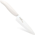 Kyocera Advanced Ceramic Revolution Series 4.5-inch Utility Knife, White Handle, White Blade