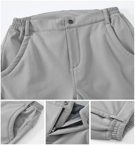 Gopune Women's Waterproof Windproof Outdoor Hiking Snow Ski Insulated Pants