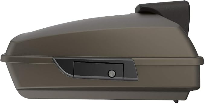 Advanblack Road Glide Tour Trunk Pack River Rock Gray Denim Razor Tour Trunk Pack Backrest Pad for '97-'25 Harley Touring Road King Street Glide Electra Glide CVO Models