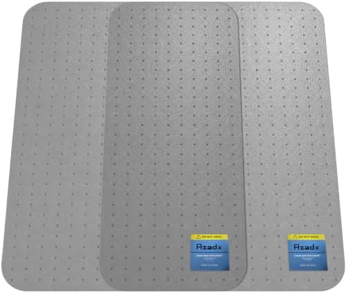 Azadx Heavy Duty Office Chair Mat for Carpet 36" x 48" Hard Material