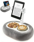 Miledi Tablet Pillow Stand for Bed with 360° Rotating Holder, Gray