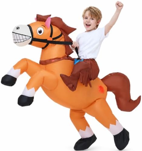 Inflatable Animal Costume for kids Cosplay Party Ride on Animal Blow Up Costumes Halloween