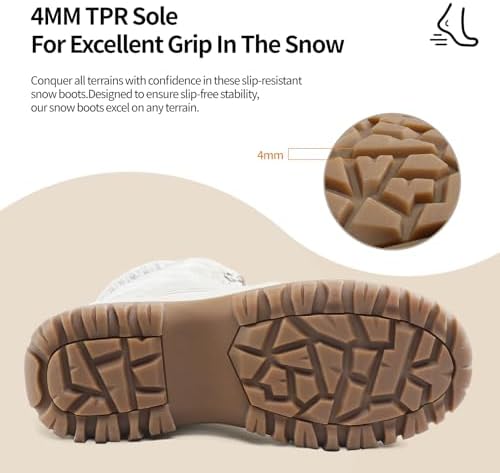 Women Winter Snow Boots | Waterproof Shell | Warm Duck Boots