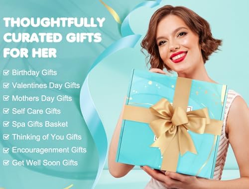 Hangerspace Birthday Gifts for Women, Relaxing Spa Self Care Gift Baskets