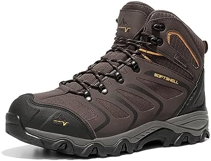 NORTIV 8 Men's Ankle High Waterproof Hiking Boots