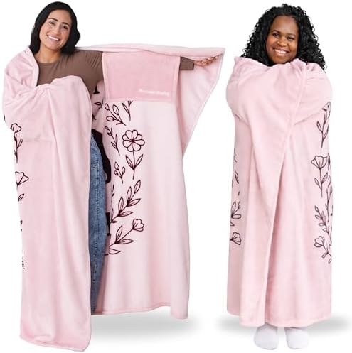 Super Blanky Wearable Blankets for Women & Men, Dorm Room Essentials, Gift for Her, Gifts for Women, Wife Birthday Gift Ideas
