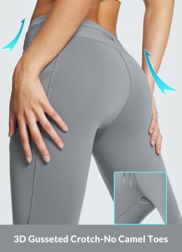baleaf Women's Fleece Lined Leggings Tights Water Resistant Hiking Pants