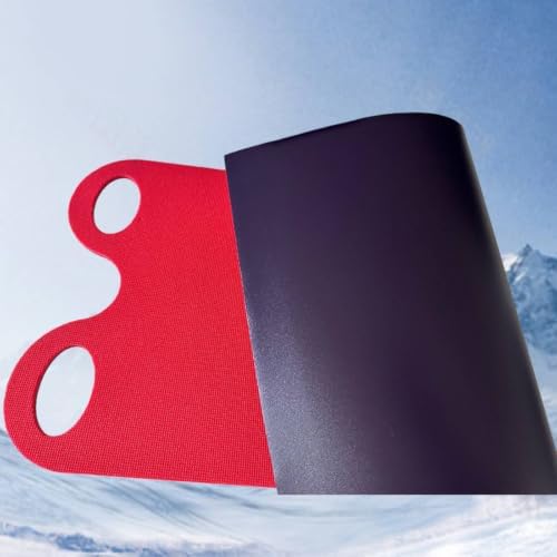 PE Foam Sled Mat with EVA Layer Flexible Sliding Board with Hand Openings Lightweight Snow Grass Sand Slide Mat for Grassy Slopes, Outdoor Adventures