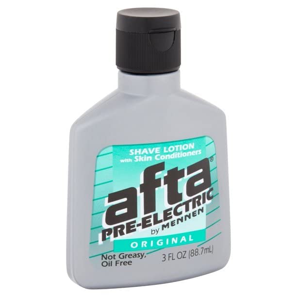 AFTA Shave Lotion with Skin Conditioners, Pre-Electric by Mennen, Original, Not Greasy, Oil Free, 3 FL OZ - 10 Pack