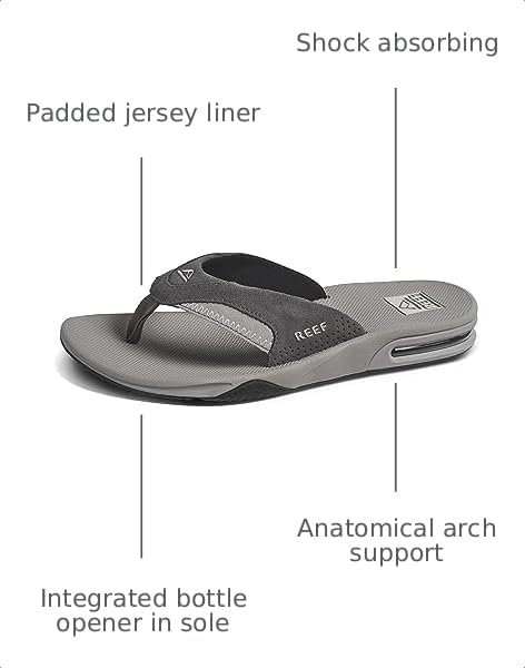 REEF Men's Fanning Bottle Opener Flip Flops