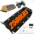47” x 110” Yard Drag Sled with Pull Cables 1/8 HDPE Thickened Yard Sled Heavy Duty Multipurpose Yard Drag Mat for Hauling Debris, Construction Materials, Logs and Hunting Trophy