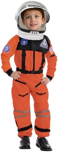 Spooktacular Creations Astronaut Costume with Helmet, Space Suit for Toddler, Kids Astronaut Halloween Costume for Cosplay