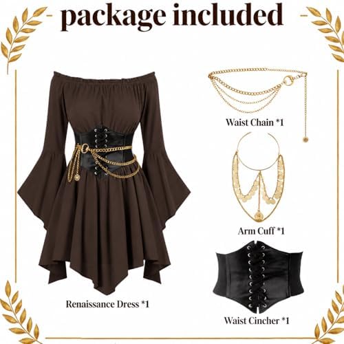 Renaissance Costume Women Pirate outfit Ren Fairy Dress Halloween Costume