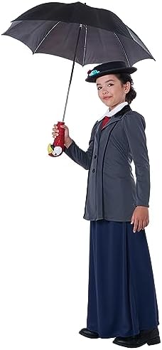 California Costumes Girl's English Nanny Costume Small