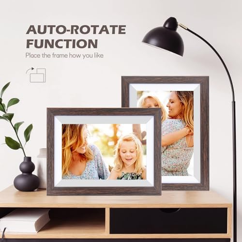Ciowain 10.1" WiFi Digital Picture Frame, Smart Cloud, Frameo App