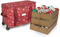 Covermates Rolling Adjustable Ornament Storage Bag, 19.25"W x 13"D x 12.5"H