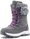 HOBIBEAR Women's Winter Snow Boots Waterproof Warm Mid Calf Lightweight