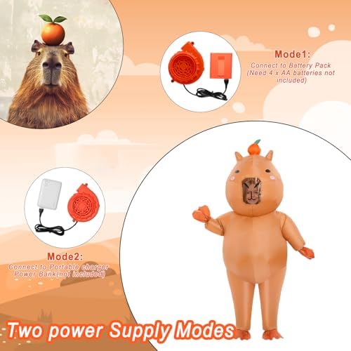 XYJKIDSES Inflatable Capybara Costume Kids Halloween Costume Kid Girls Boys Funny Animal Blow up Costumes Kid for Cosplay Party