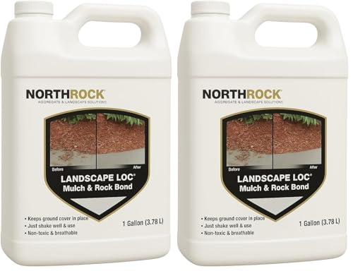 Landscape Mulch Glue 1 Gallon – Pet and Plants Safe Rock Bond