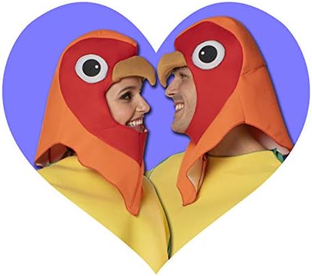 Rasta Imposta Love Birds Couples Costume Exotic Birds Womens Mens Dress Up Cosplay Costumes, Adult One Size