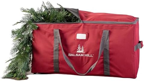 Balsam Hill Rolling Multipurpose Storage Box - Premium Christmas Ornament Storage with Removable Drawers and Wheels for Holiday Decoration Organization