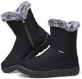 SHIBEVER Women's Winter Snow Boots: Waterproof Fur-Lined Ankle Booties
