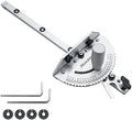 POWERTEC Universal Table Saw Miter Gauge and Aluminum Miter Bar, 27 Angle Stops Miter Gauge, Works w/Table Saws, Band Saw, Router Table (71142)