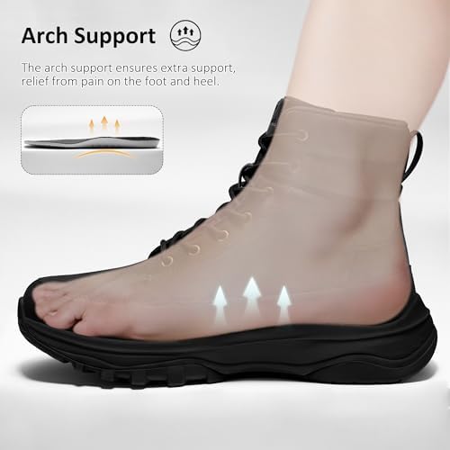 Coostar Snow Boots for Men Waterproof Outdoor Casual Winter Boot Lightweight with Arch Support