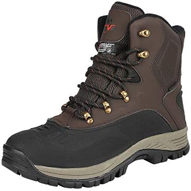 NORTIV 8 Men's Waterproof Hiking Winter Snow Boots