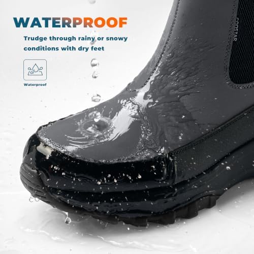 Coostar Winter Boots for Men Warm Snow Boot Botas Para Nieve Hombre