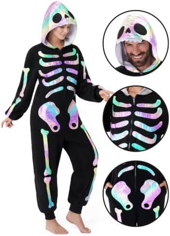 Spooktacular Creations Halloween Dalmatian Dragon Cow Costume, Animal Costume Hooded Jumpsuit for Halloween Cosplay Party