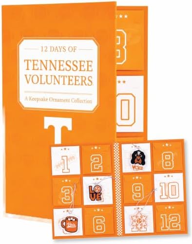 Tennessee Vols 12-Day Christmas Ornament Advent Calendar Football Fan Gift